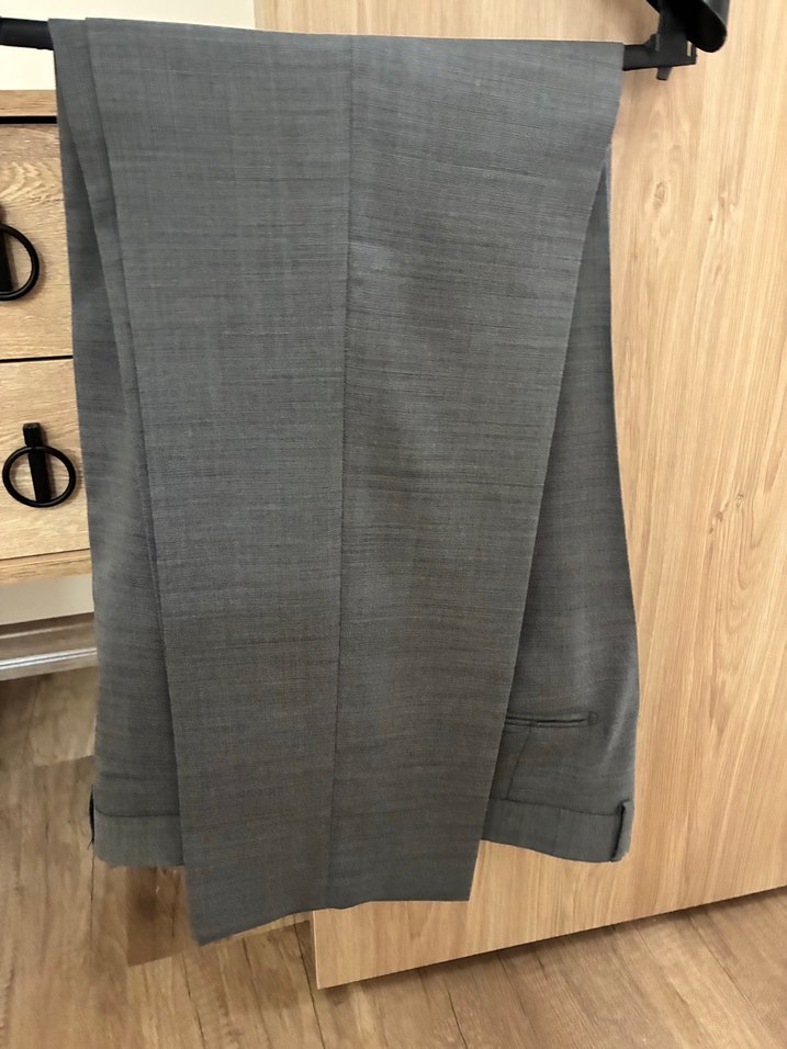 Gri Erkek Ofis Takım Elbise Ceket - Görsel 4