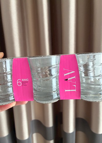 Bordo Kavch 6'lı Shot Bardak Seti - Görsel 2