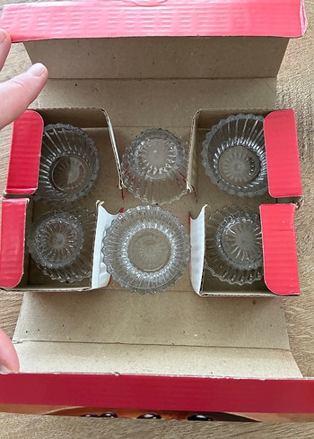 Bordo Kavch 6'lı Shot Bardak Seti - Görsel 3