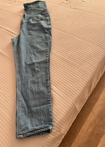 Gri Mavi Hamile Kot Pantolon - Görsel 3