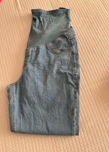 Gri Mavi Hamile Kot Pantolon - Görsel 2