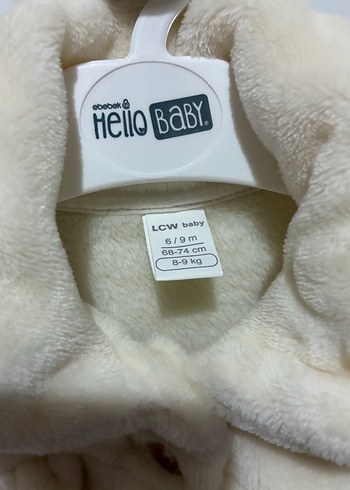 Kız Çocuk Beyaz Kürklü Peluş Ceket - Görsel 2