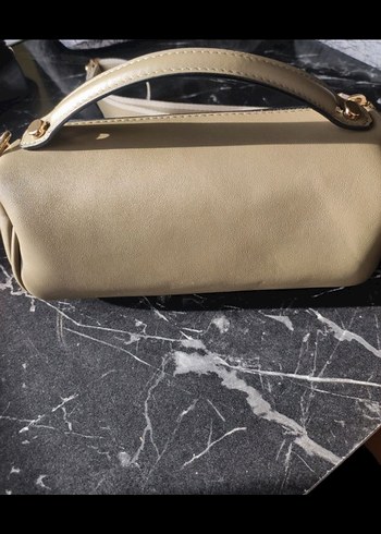 Mavi Marka Yeşil Deri Çanta - Görsel 4