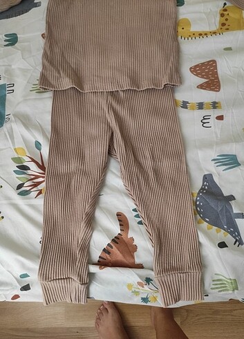 2 Yaş Beden kahverengi Renk LC Waikiki Unisex Takım
