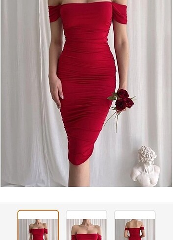 kırmızı elbise 