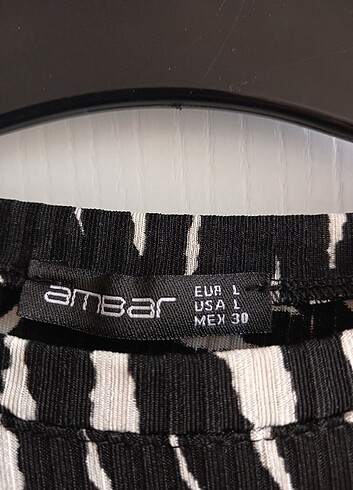 l Beden çeşitli Renk zebra desen bluz