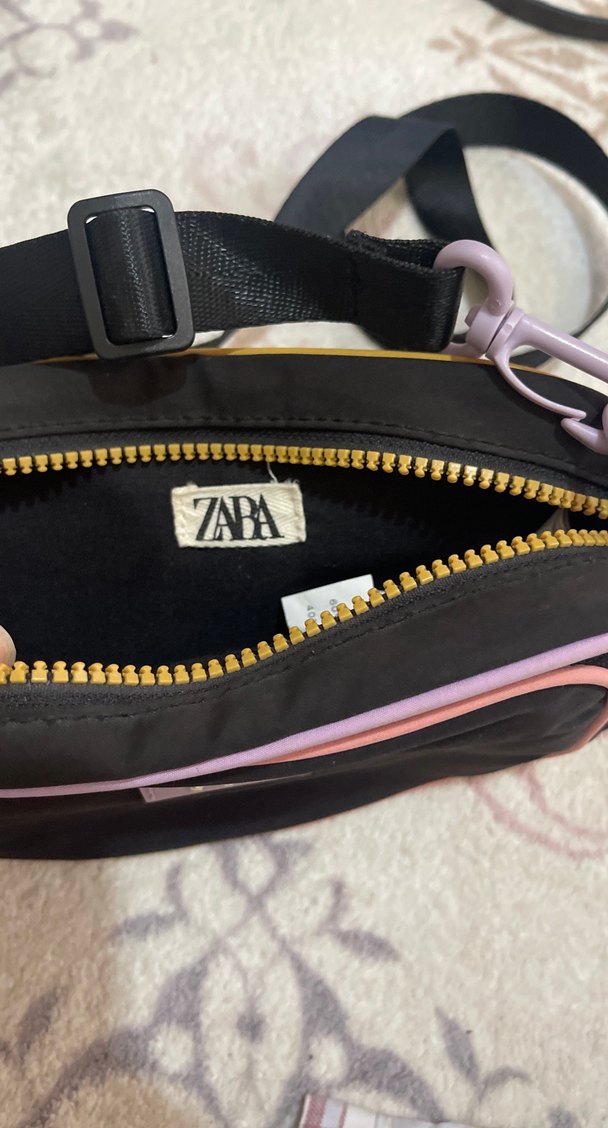 Siyah Kadın Spor Tarzı Omuz Çantası - Görsel 2