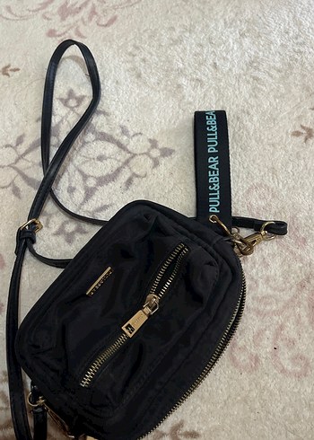 Kadın Siyah Bağlamalı Desenli Çapraz Çanta - Görsel 3