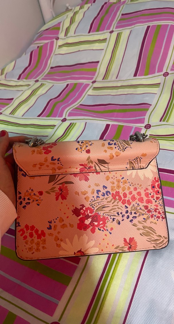 Bohem Çok Renkli Çiçekli Kadın Çantası - Görsel 2