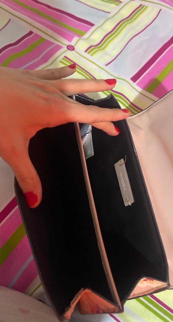 Bohem Çok Renkli Çiçekli Kadın Çantası - Görsel 3