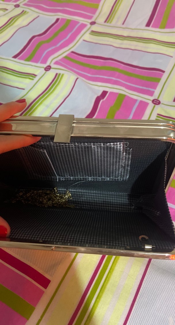 Parlak Sarı Retro Kadın Portföy Çanta - Görsel 3