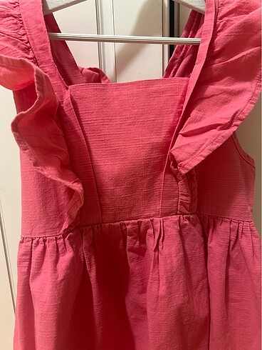 LC Waikiki Keren görünümlü pembe kız çocuk elbise