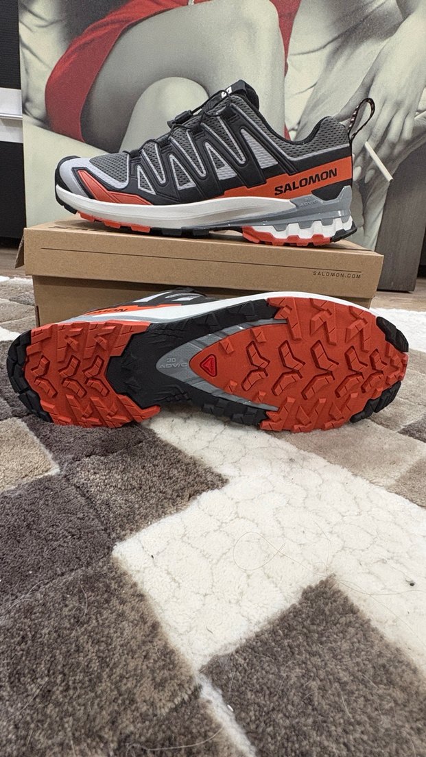 Salomon XAPRO 3D V9  Gri Erkek Outdoor Spor Ayakkabı - Görsel 3