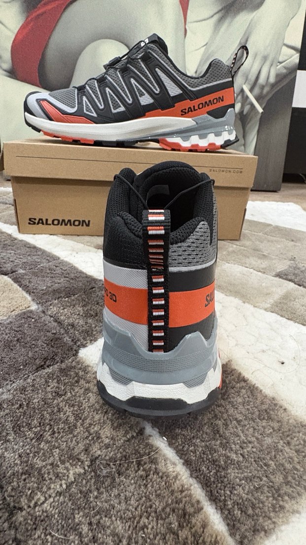 Salomon XAPRO 3D V9  Gri Erkek Outdoor Spor Ayakkabı - Görsel 4