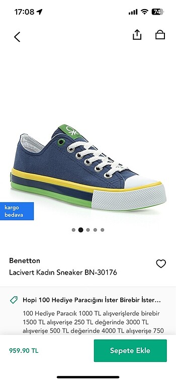 benetton spor ayakkabı