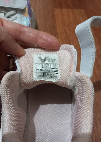 Kız Çocuk Beyaz Spor Ayakkabı - Görsel 8