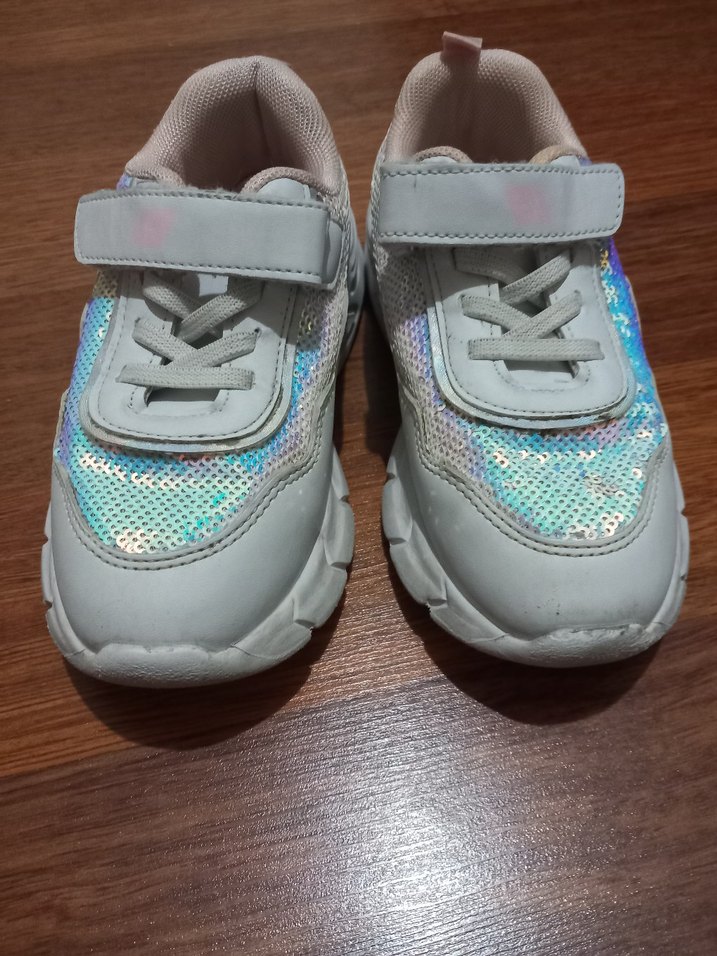 Kız Çocuk Beyaz Spor Ayakkabı - Görsel 2