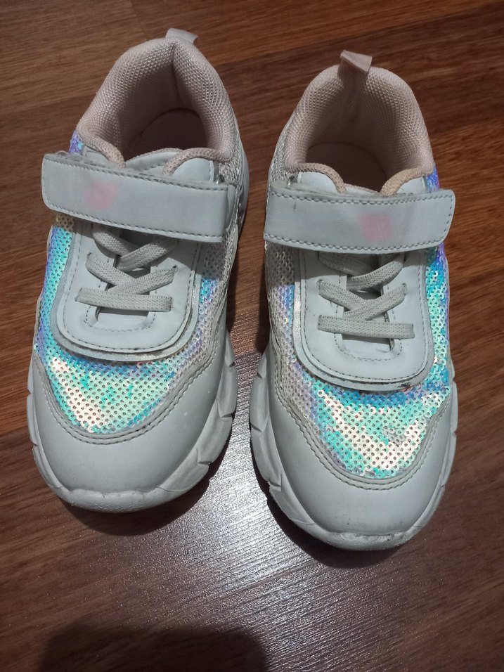 Kız Çocuk Beyaz Spor Ayakkabı - Görsel 5