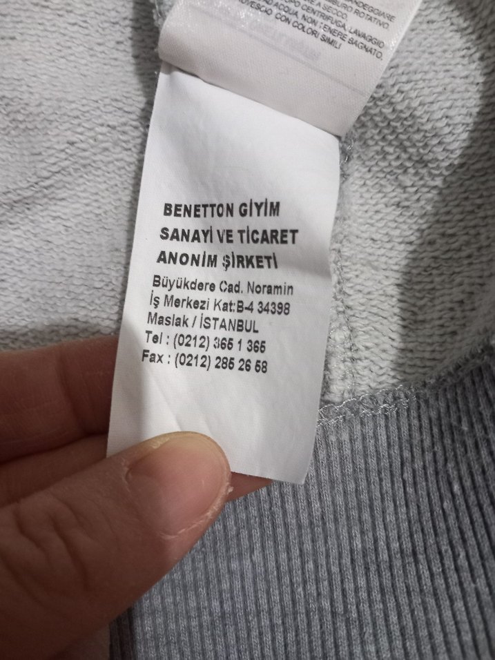 BENETTON MARKA KIZ ÇOCUK KAPÜŞONLU SWEATSHIRT - Görsel 4