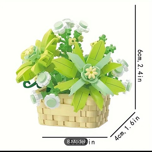  Beden Lego çiçek yıldız çiçeği