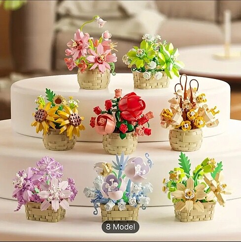 Lego çiçek yıldız çiçeği