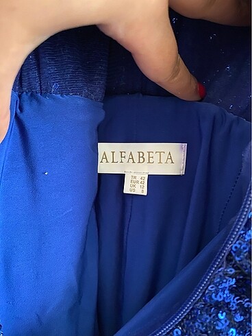 xl Beden Alfabeta elbise