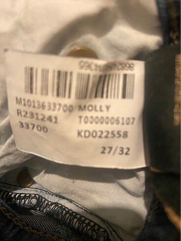 27 Beden lacivert Renk Mavi jeans