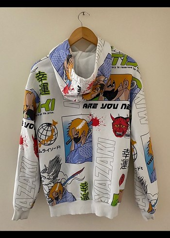 s Beden Baskılı Kapüşonlu Sweatshirt