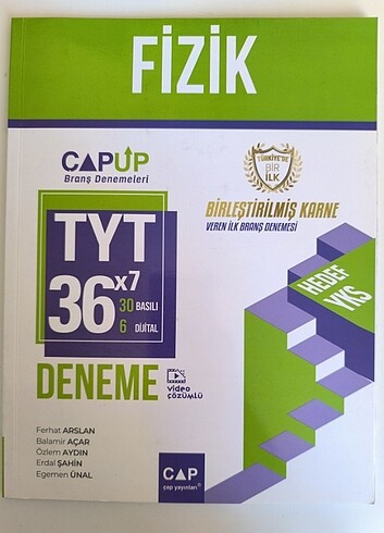 TYT Fizik 36'lı Deneme 