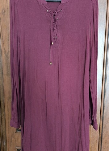Bordo bayan tunik 
