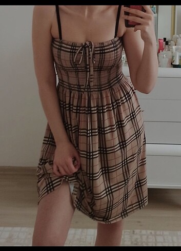 Lolita midi straplez elbise
