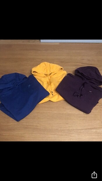İhracat ürünü 3 iplik kumaş sweatshirt