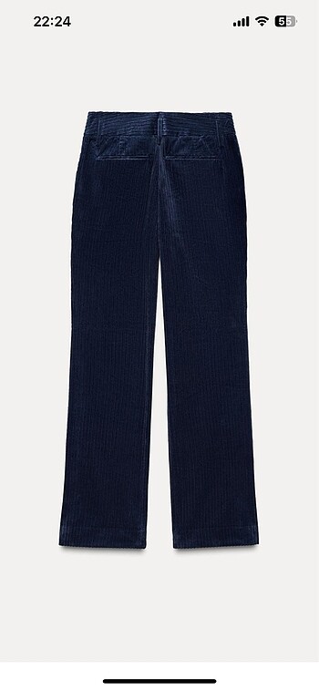 xl Beden Zara Kadife Fitilli Pantolon