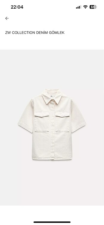 Zara Denim Gömlek