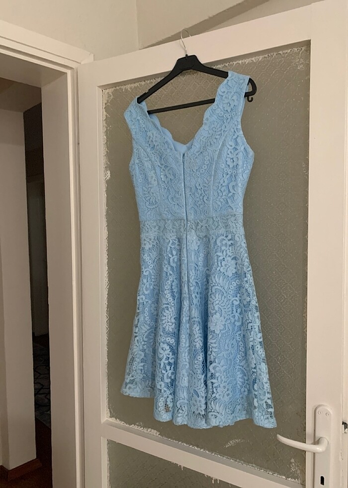 Elbise dantel nişanlık düğündük - Görsel 2