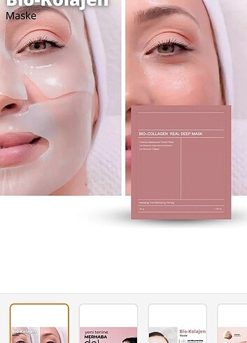  Bio kolajen maske