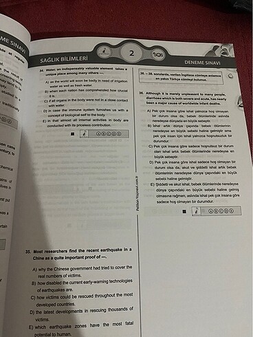  Beden Pelikan yayınları Yökdil sağlık deneme