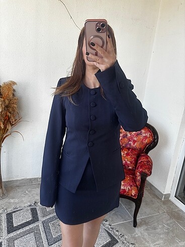 Lacivert renk takım elbise