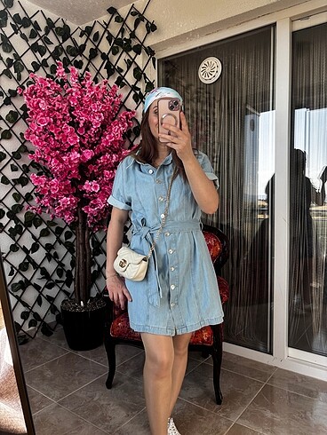 xl Beden Denim Elbise Orj marka defakto
