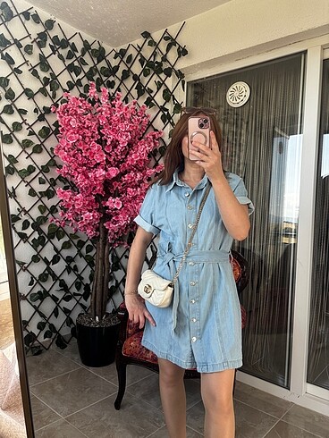 xl Beden mavi Renk Denim Elbise Orj marka defakto