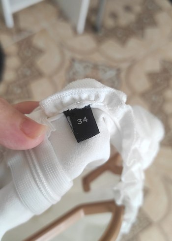 Dantel Detaylı Beyaz Midi Mezuniyet Elbisesi - Görsel 5