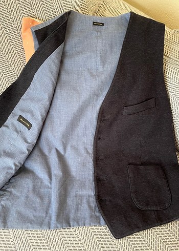 Massimo Dutti XL Beden Erkek Yelek - Görsel 3