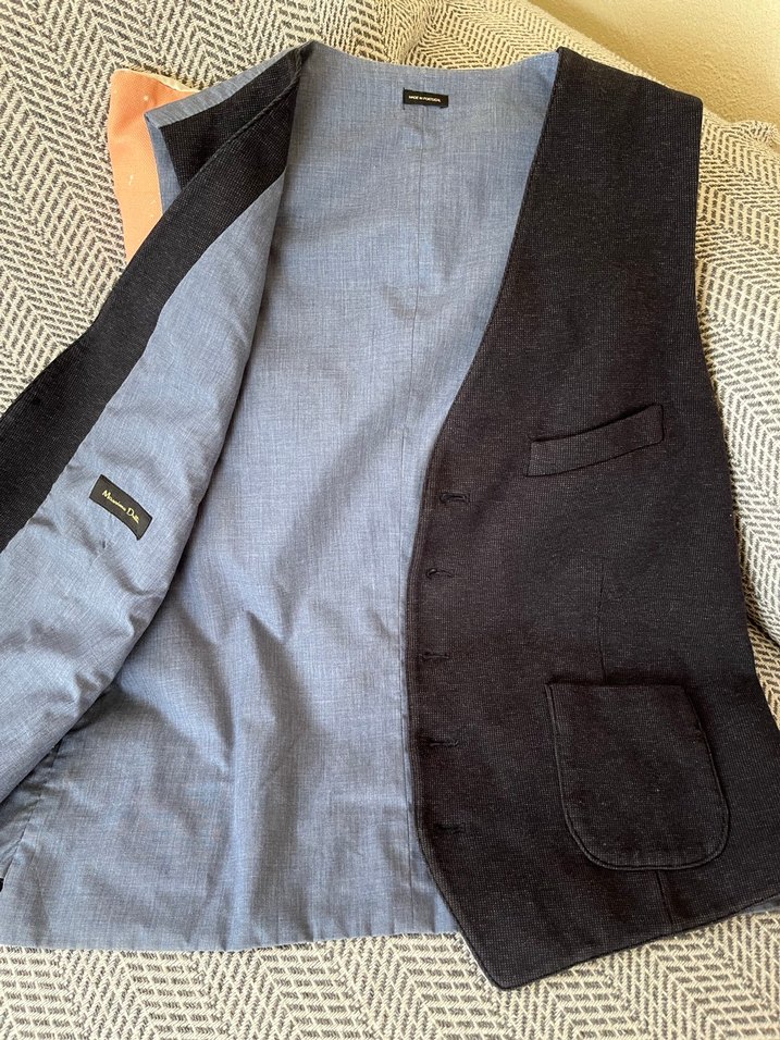 Massimo Dutti XL Beden Erkek Yelek - Görsel 3