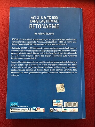  ACI318&TS500 KARŞILAŞTIRMALI BETONARME