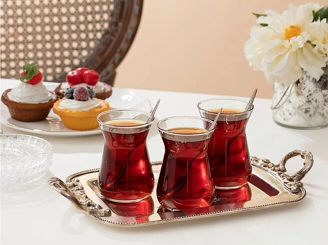 Madame coco 6 lı çay bardağı