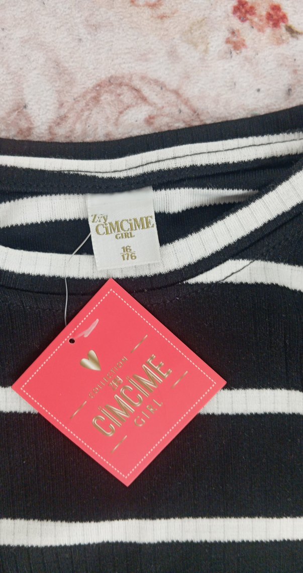 Uzun Kollu Kız Çocuk Tişörtü - Görsel 4