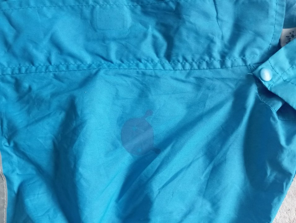 Mavi Erkek Çocuk Fermuarlı Yağmurluk - Görsel 4