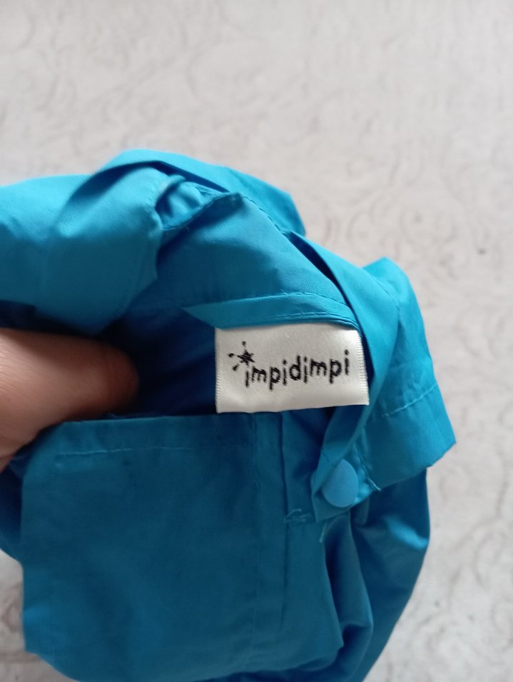 Mavi Erkek Çocuk Fermuarlı Yağmurluk - Görsel 5