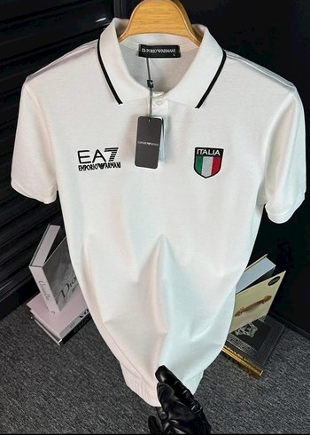 Erkek Beyaz Kısa Kollu Polo Tişört
