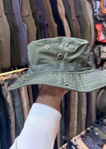 American Vintage Haki Askeri Bucket Sapka